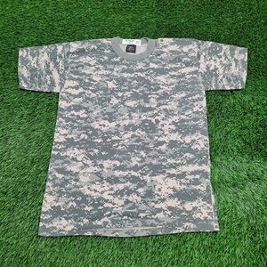 Vintage Digital Camo Shirt Large 22x29 USA